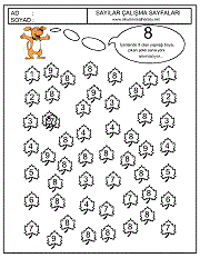 içinde 9 sayısı olanlar boya, 9 sayısı çalışma sayfası